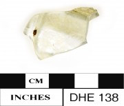 Glass artefact recovered from Dirk Hartog Excavation