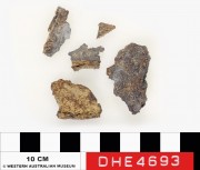 Tin artefact recovered from Dirk Hartog Excavation