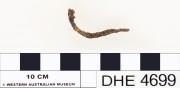 Miscellaneous/Unidentified artefact recovered from Dirk Hartog Excavation