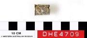Copper/brass artefact recovered from Dirk Hartog Excavation