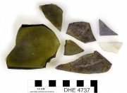 Glass artefact recovered from Dirk Hartog Excavation