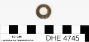 Copper/brass artefact recovered from Dirk Hartog Excavation