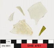 Glass artefact recovered from Dirk Hartog Excavation