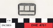 Copper/brass artefact recovered from Dirk Hartog Excavation