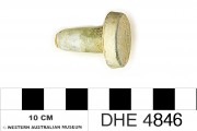 Glass artefact recovered from Dirk Hartog Excavation