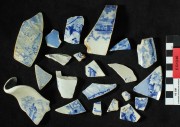 Patterned Earthenware artefact recovered from Eglinton