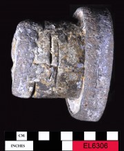 Lead artefact recovered from Elizabeth