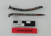 Copper/brass artefact recovered from Eighty Mile Beach