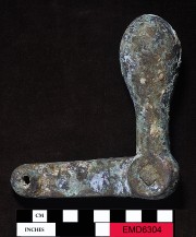 Bronze artefact recovered from Emden, SMS