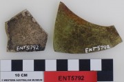 Glass artefact recovered from Eagle’s Nest