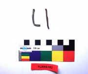 Copper/brass artefact recovered from Flat Rock Unid