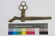 Copper/brass artefact recovered from Vergulde Draeck (Gilt Dragon)