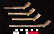 Clay pipes artefact recovered from Vergulde Draeck (Gilt Dragon)