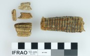 Copper/brass artefact recovered from Vergulde Draeck (Gilt Dragon)