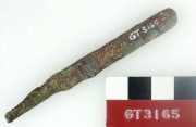 Copper/brass artefact recovered from Vergulde Draeck (Gilt Dragon)