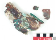Copper/brass artefact recovered from Vergulde Draeck (Gilt Dragon)