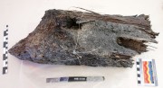 Ship's timber artefact recovered from Samuel Wright