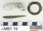 Copper/brass artefact recovered from Samuel Wright