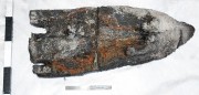 Ship's timber artefact recovered from Samuel Wright