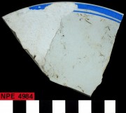 Patterned Earthenware artefact recovered from Notch Point East