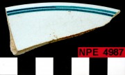Patterned Earthenware artefact recovered from Notch Point East
