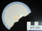 Patterned Earthenware artefact recovered from Notch Point East