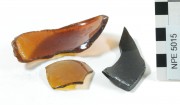 Glass artefact recovered from Notch Point East