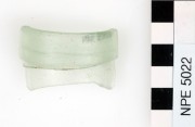 Glass artefact recovered from Notch Point East