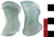 Glass artefact recovered from Notch Point East
