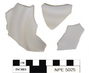 Glass artefact recovered from Notch Point East