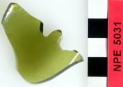 Glass artefact recovered from Notch Point East