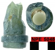 Glass artefact recovered from Notch Point East