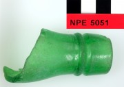 Glass artefact recovered from Notch Point East