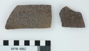 Stoneware artefact recovered from Notch Point 