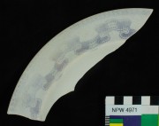 Patterned Earthenware artefact recovered from Notch Point 