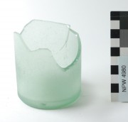 Glass artefact recovered from Notch Point 