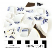 Porcelain artefact recovered from Notch Point 