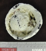 Glass artefact recovered from Correio da Azia