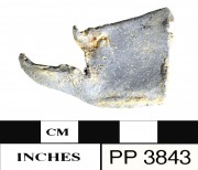 Lead artefact recovered from Peron Peninsula