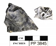 Lead artefact recovered from Peron Peninsula