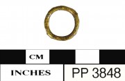 Copper/brass artefact recovered from Peron Peninsula