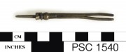 Copper/brass artefact recovered from Perseverant Camp 1841