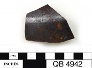 Earthenware artefact recovered from Quoin Bluff