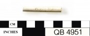 Clay pipes artefact recovered from Quoin Bluff
