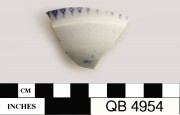 Patterned Earthenware artefact recovered from Quoin Bluff