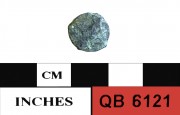 Copper/brass artefact recovered from Quoin Bluff