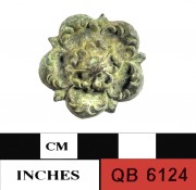 Copper/brass artefact recovered from Quoin Bluff
