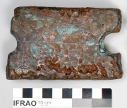 Bronze artefact recovered from Lively Rowley Shoals