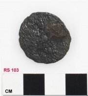 Copper artefact recovered from Lively Rowley Shoals