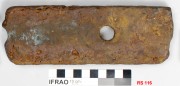 Bronze artefact recovered from Lively Rowley Shoals